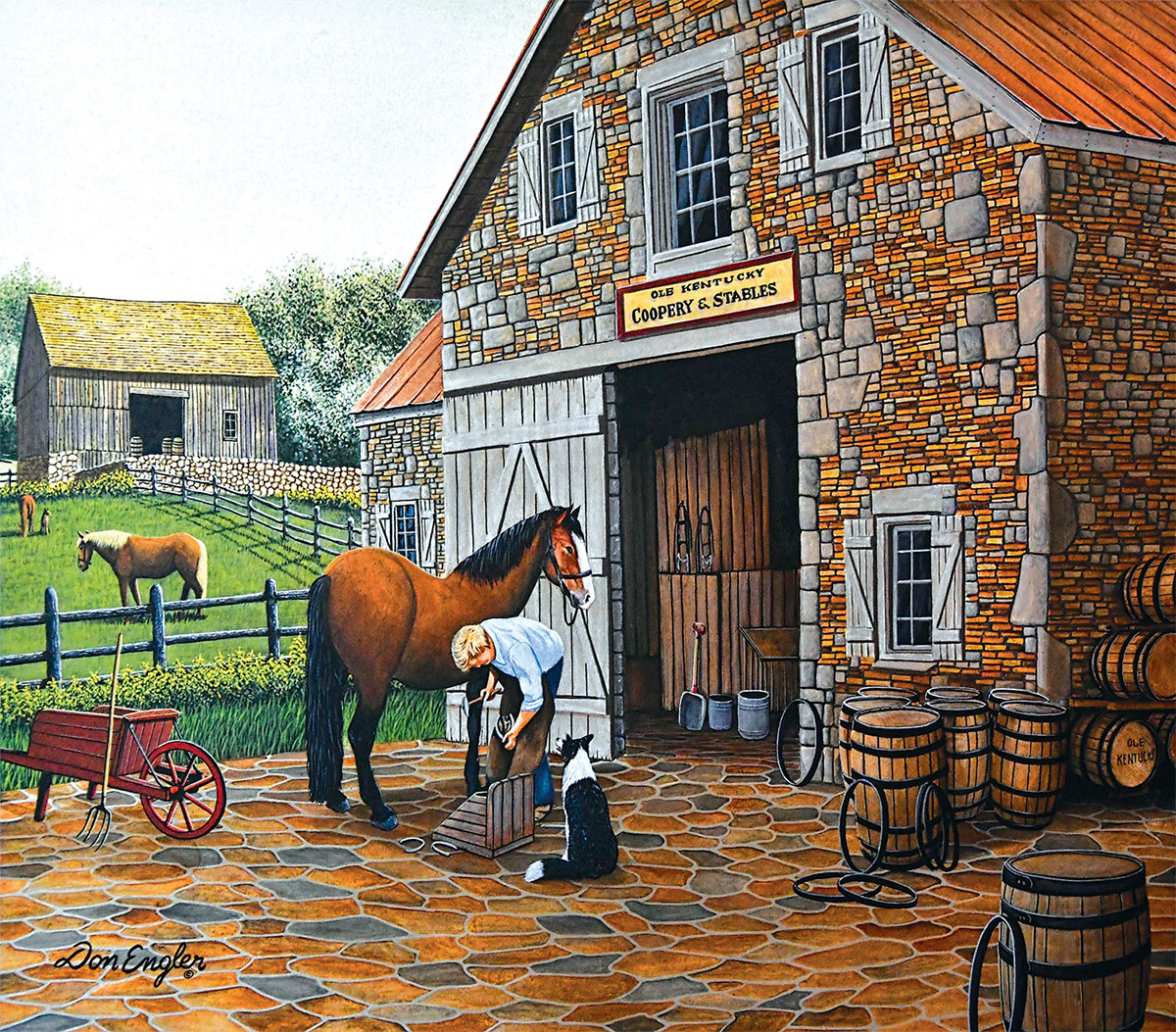 Plumly's Petting Farm - Scratch and Dent Farm Jigsaw Puzzle By RoseArt