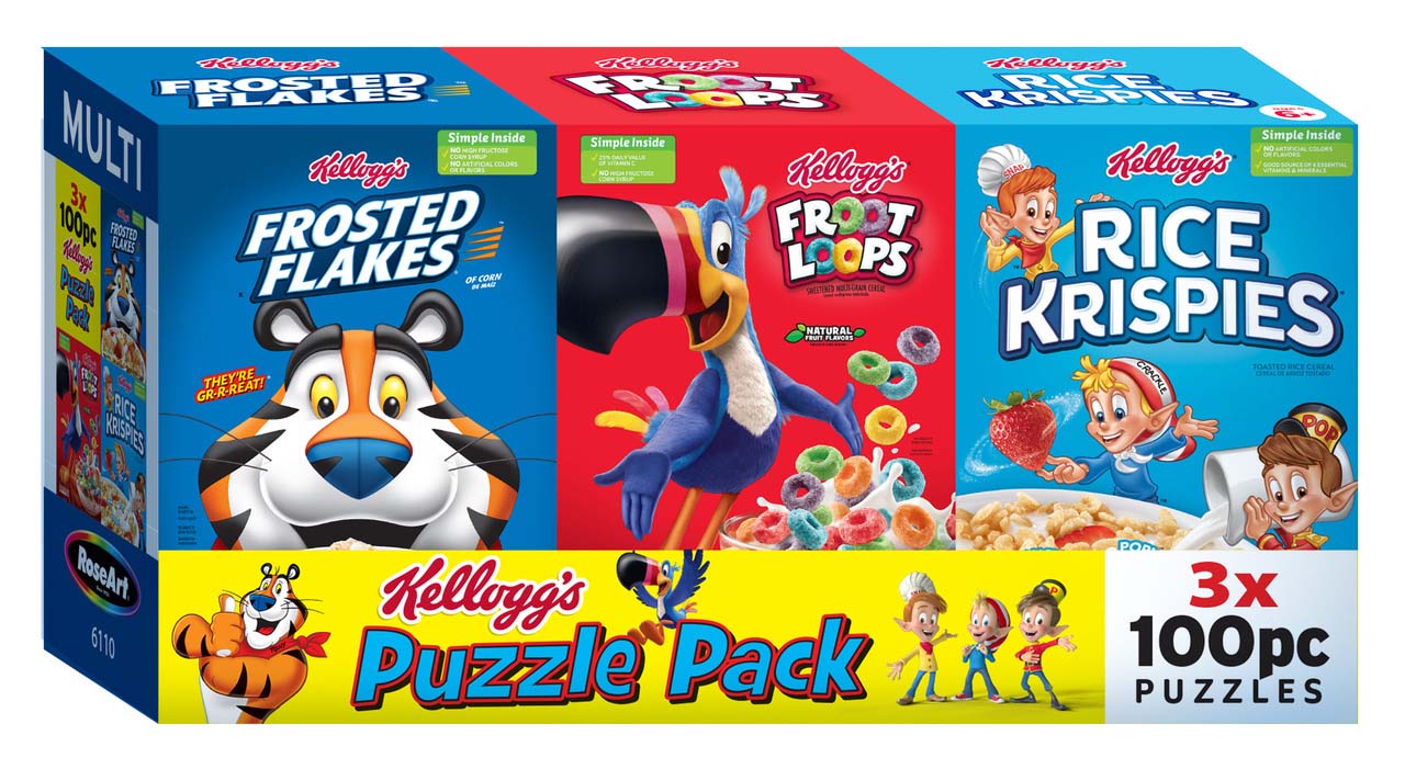 Kellogg's 3 In 1 Multi-Pack - Modern Food and Drink Jigsaw Puzzle