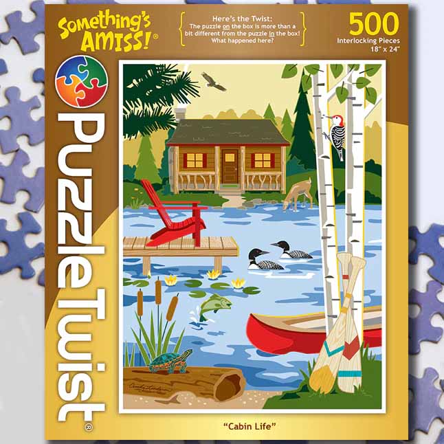 Cabin Life  - Something's Amiss! Lakes & Rivers Jigsaw Puzzle