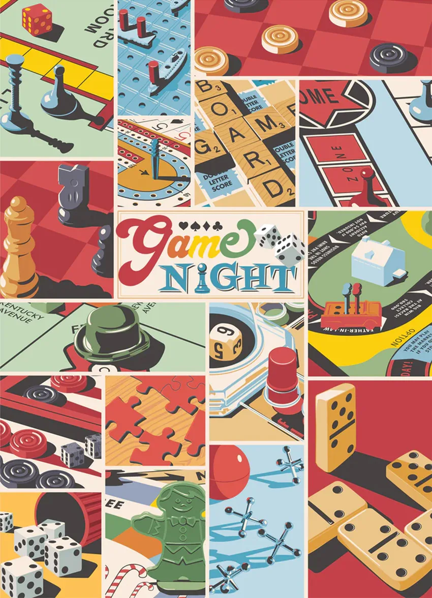 Game Night - Something's Amiss! Nostalgic & Retro