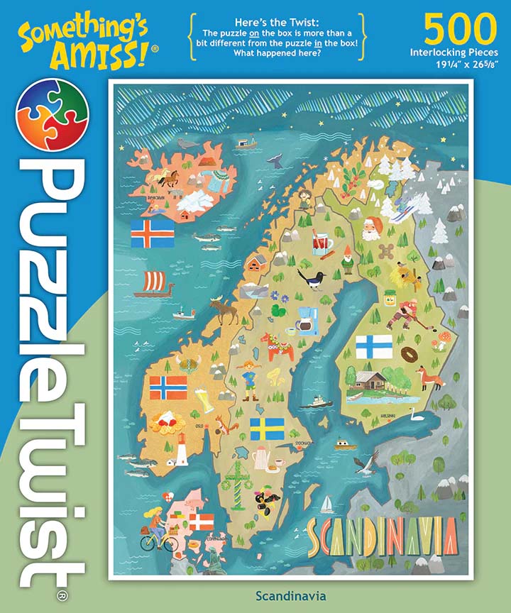 Scandinavia Maps & Geography Jigsaw Puzzle