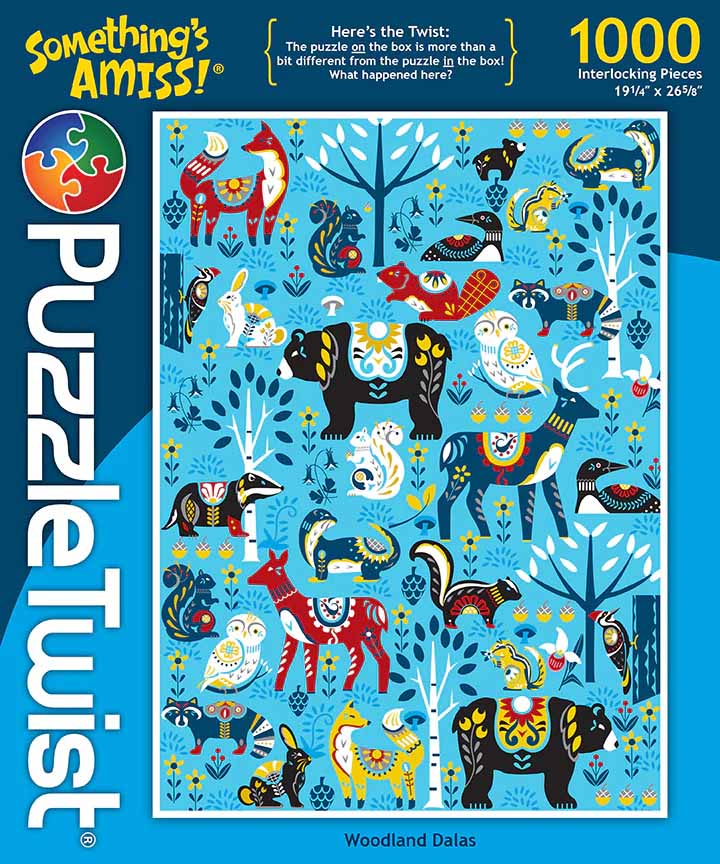 Woodland Dalas - Something's Amiss! Animals Jigsaw Puzzle