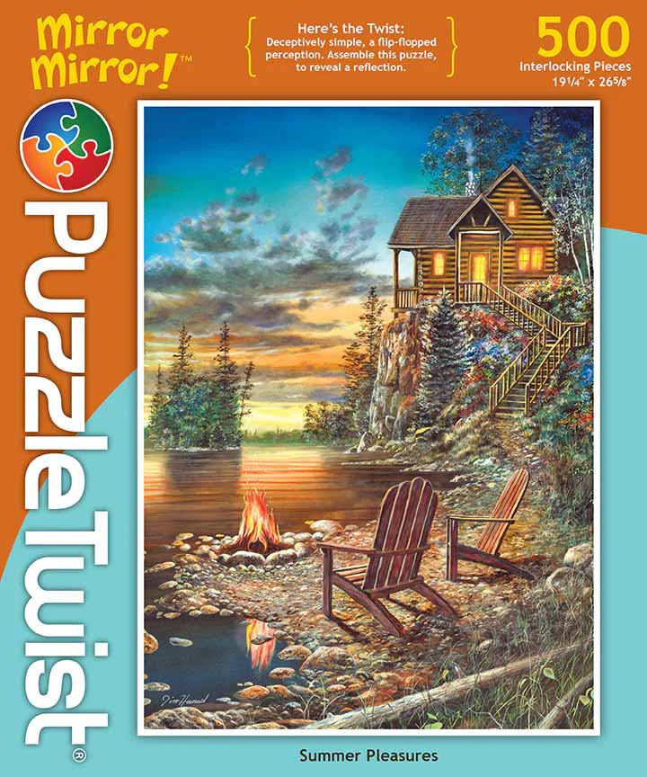 Summer Pleasures - Mirror Mirror! Summer Jigsaw Puzzle