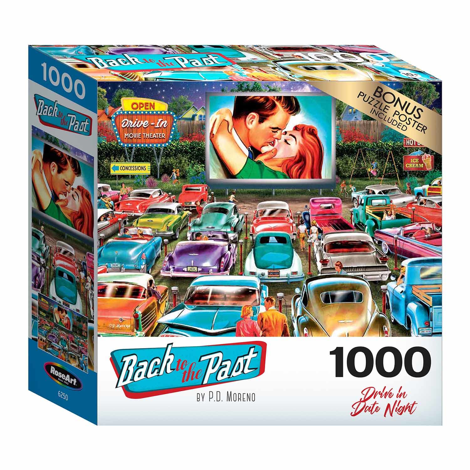 Back To The Past - Drive In Date Night - 1000 Piece Jigsaw