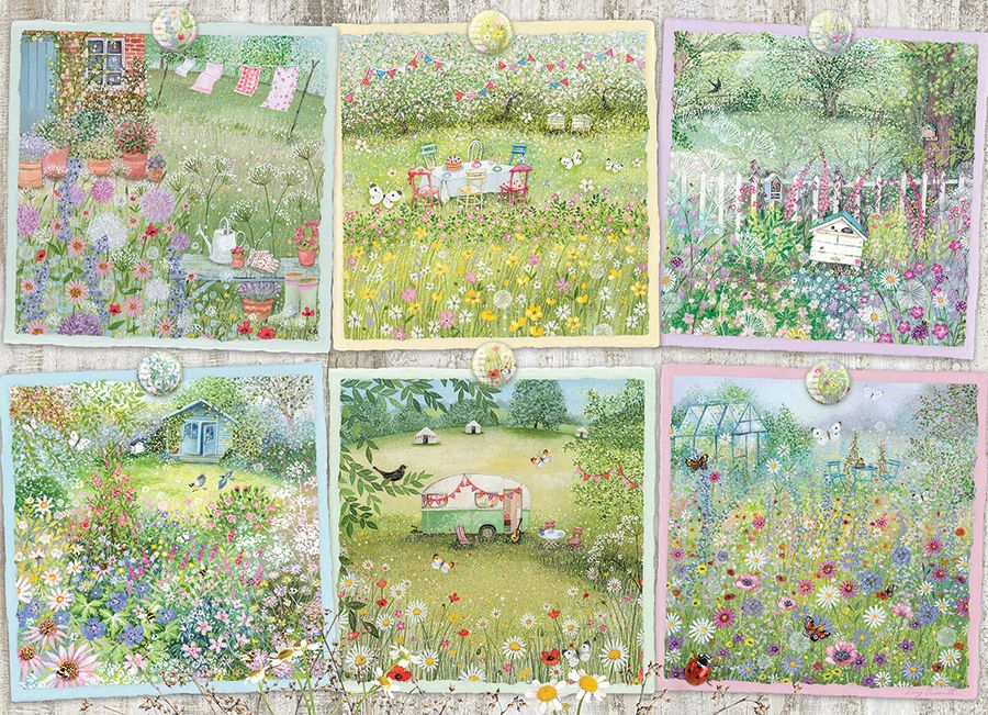 Cottage Gardens Flower & Garden Jigsaw Puzzle