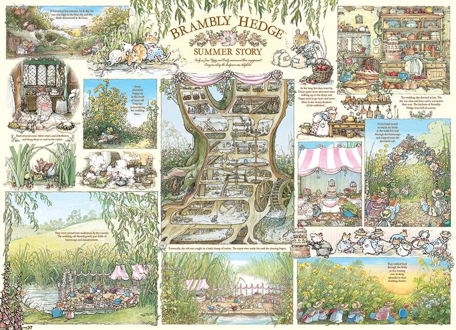brambly hedge ジグソーパズル　1000ピース Brambly Hedge Summer Story - 1000 Piece Jigsaw Puzzle by