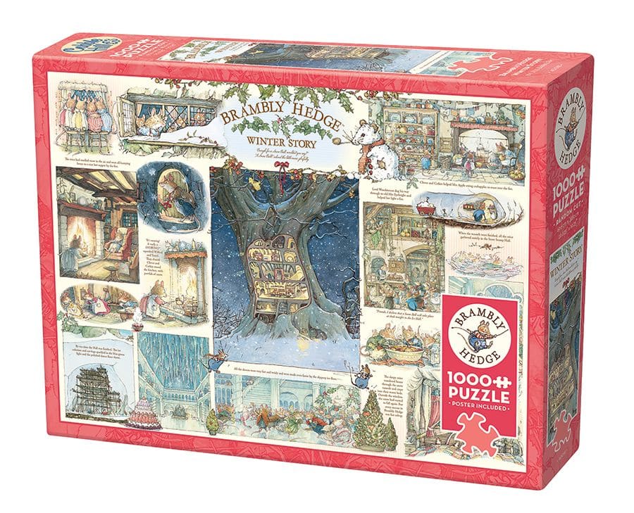 brambly hedge ジグソーパズル　1000ピース Brambly Hedge Summer Story 1000 Piece Puzzle – The Puzzle Nerds