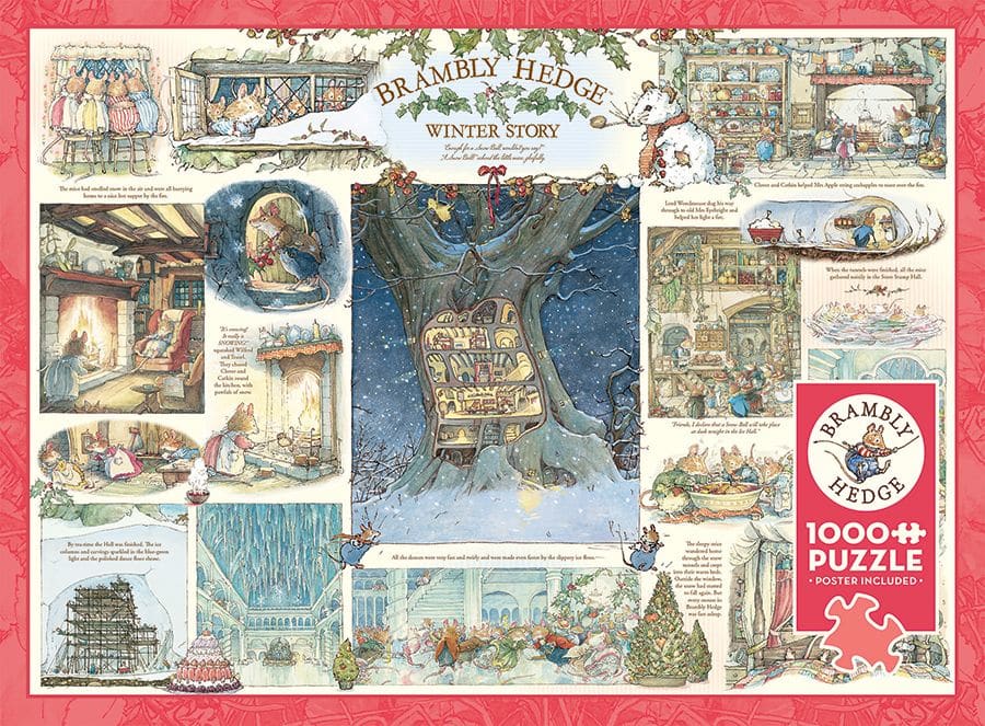 ブランブリーヘッジ　Winter Story 1000ピース　ジグソーパズル Amazon.com: Cobble Hill 1000 Piece Puzzle - Brambly Hedge