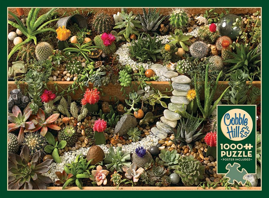 Succulent Garden - 1000 Piece Jigsaw Puzzle by Cobble Hill
