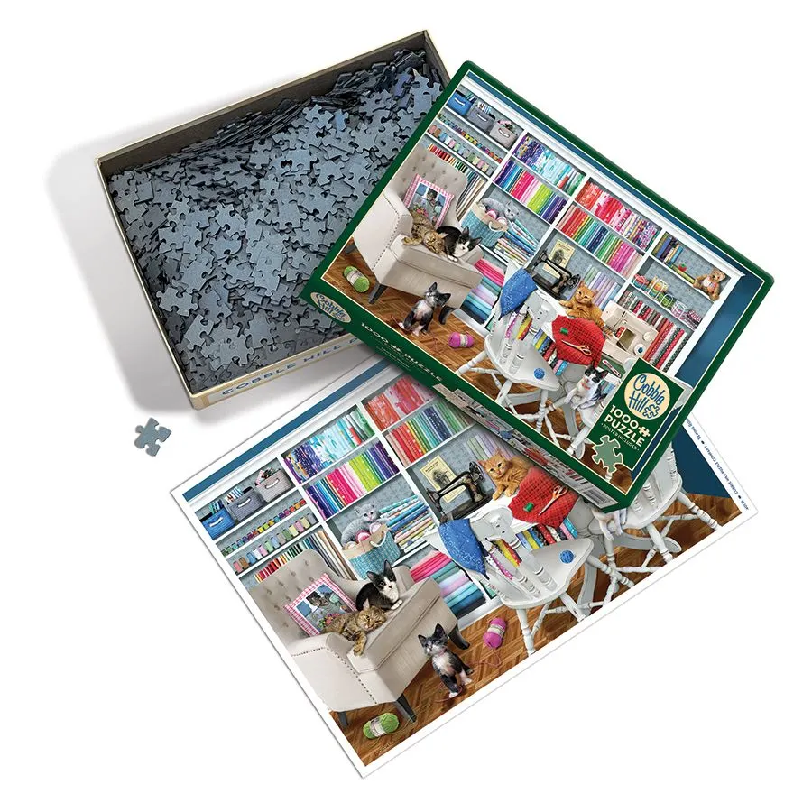 ジグソーパズル STRAY SHEEP Gone with the cloud 1000pcs Extravaganza - 1000 Piece Jigsaw Puzzle by Cobble Hill
