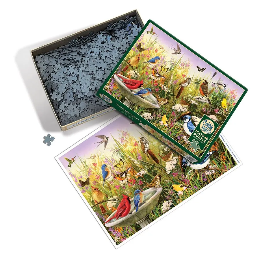 Feathered Friends - 1000 Piece Jigsaw Puzzle by Cobble Hill