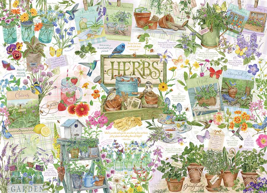 Herb Garden Flower & Garden Jigsaw Puzzle