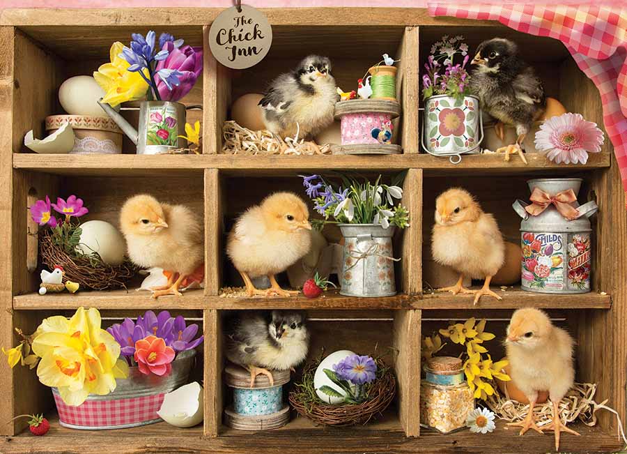 Chick Inn Birds Jigsaw Puzzle