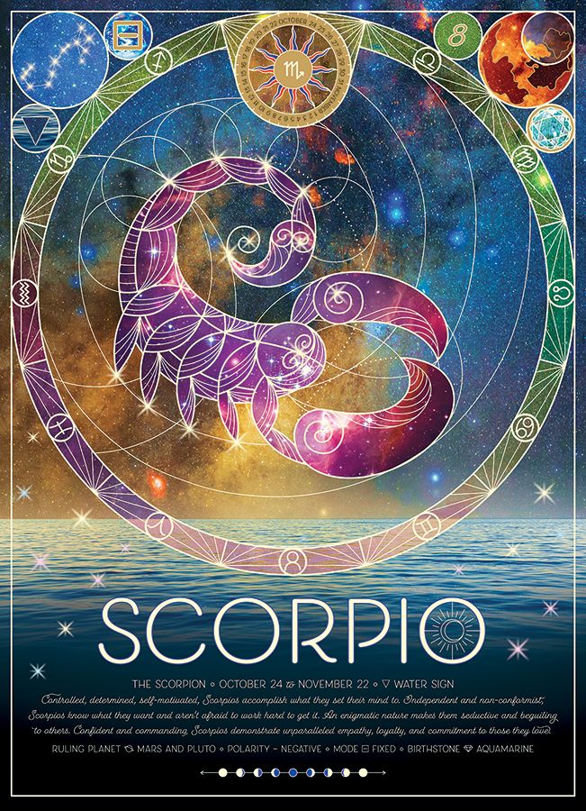 Scorpio Astrology & Zodiac Jigsaw Puzzle