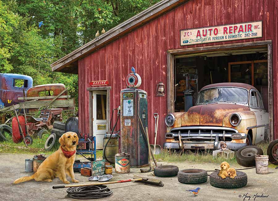 Auto Repair Farm Jigsaw Puzzle