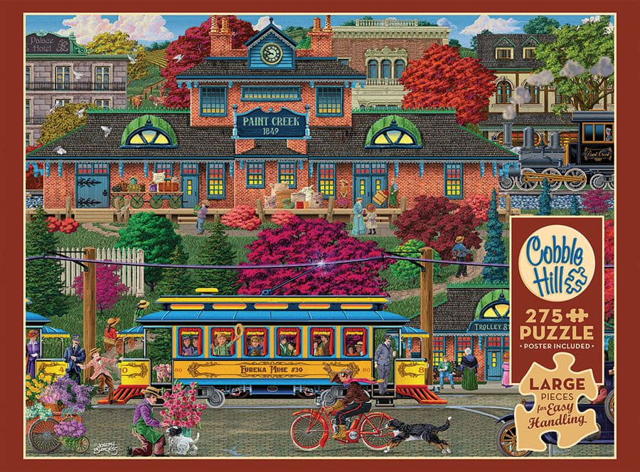 Trolley Station Folk Art