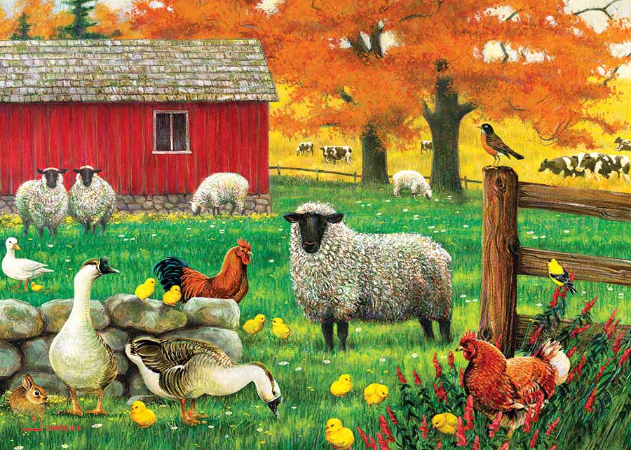 Sheep Farm Animals Jigsaw Puzzle