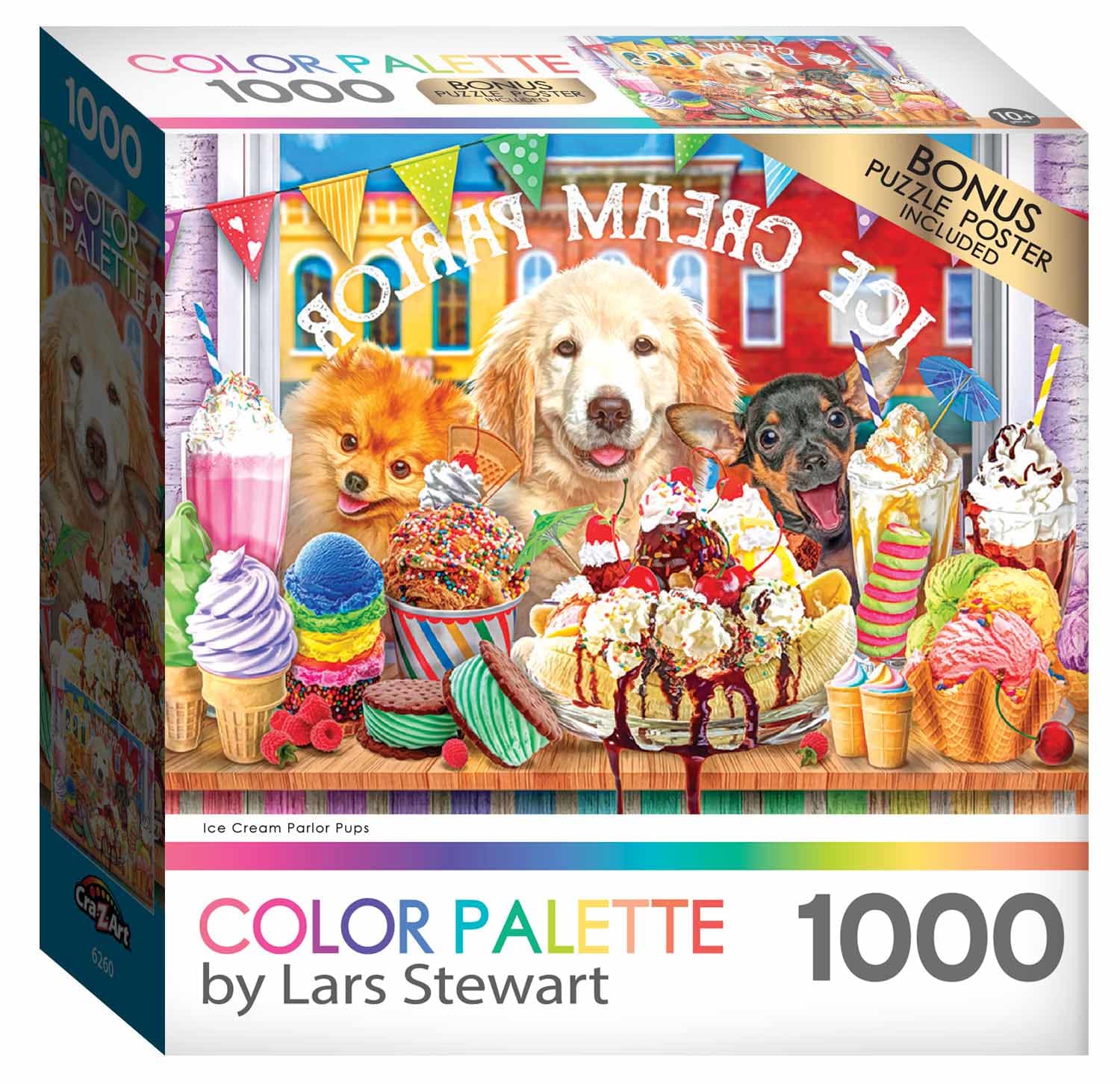 Color Palette - Ice Cream Parlor Pups Dogs