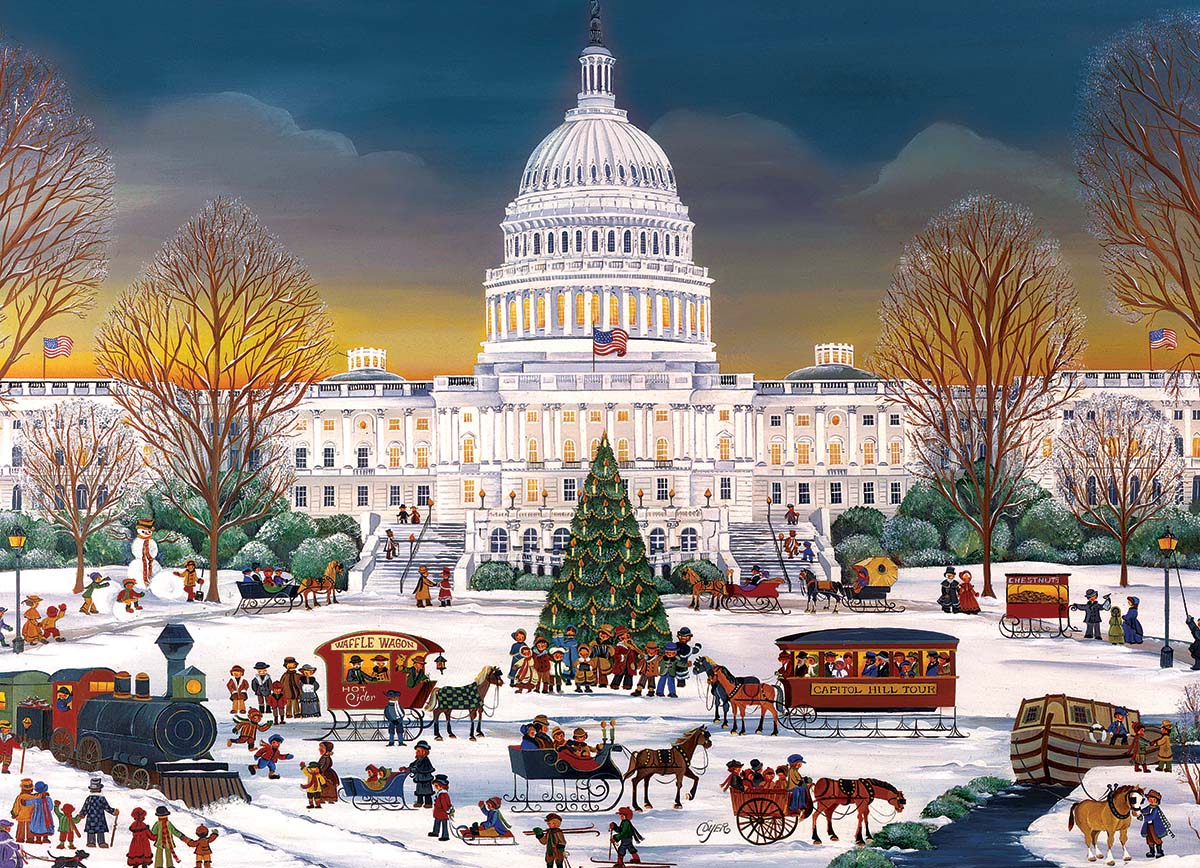 Christmas at the Capitol - Scratch and Dent Christmas Jigsaw Puzzle