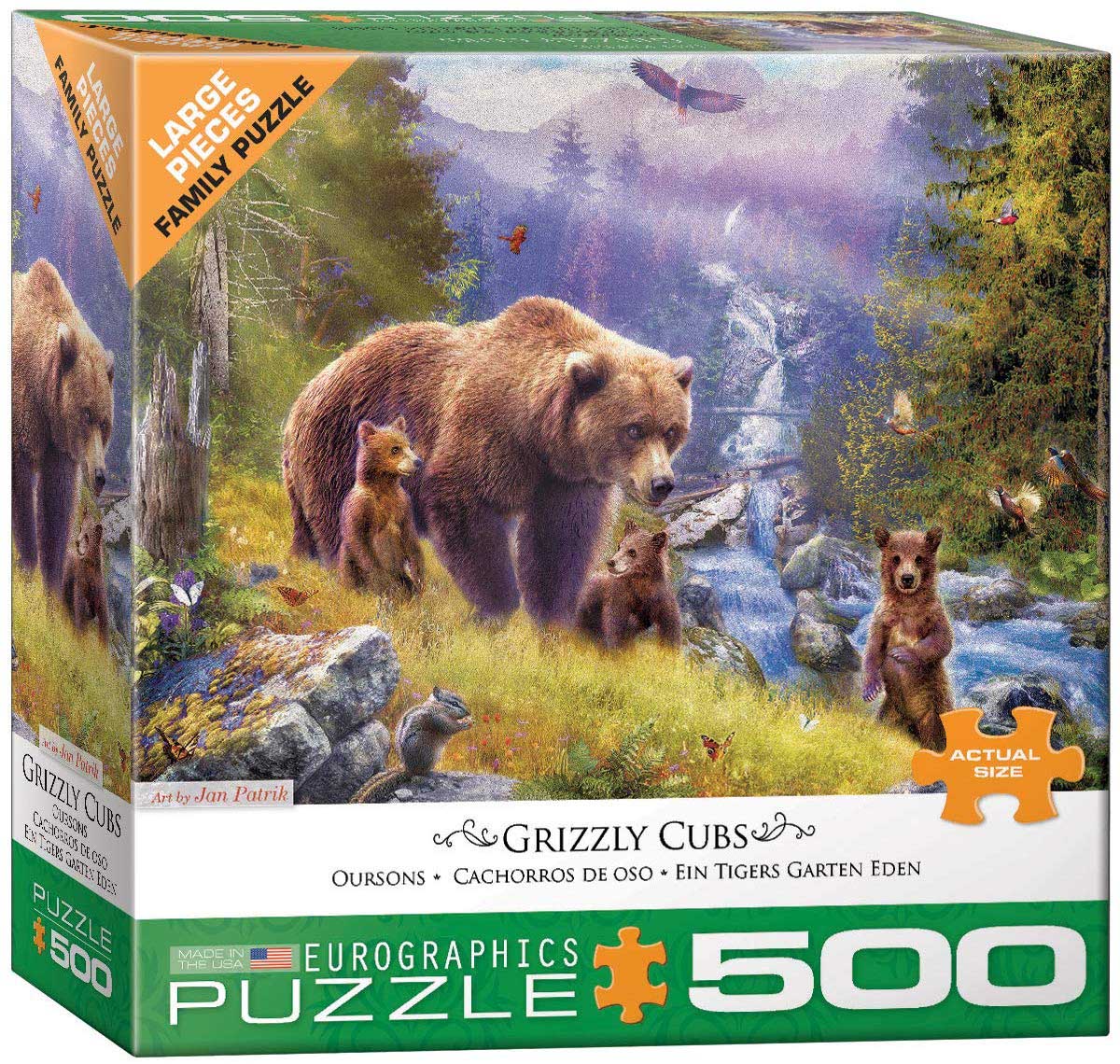 Grizzly Cubs - Scratch and Dent Bear Jigsaw Puzzle