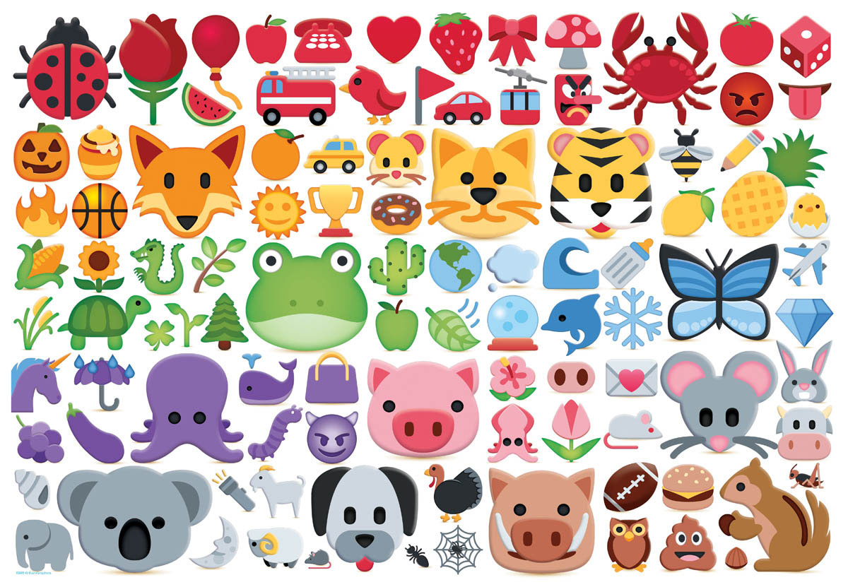 Emoji Colors Animals Jigsaw Puzzle