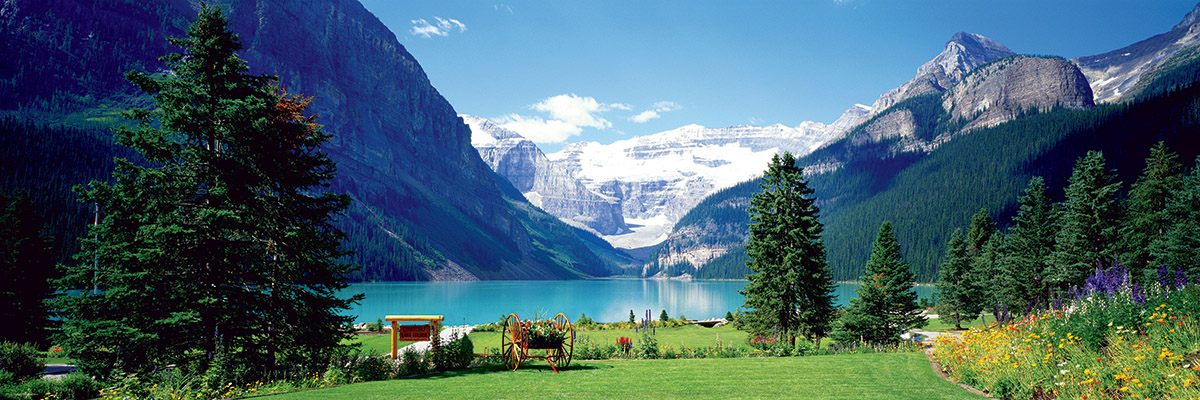 Lake Louise, Canadian Rockies - Scratch and Dent Mountain Jigsaw Puzzle