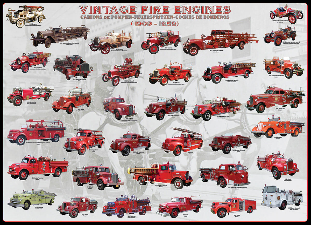 Vintage Fire Engines Vehicles