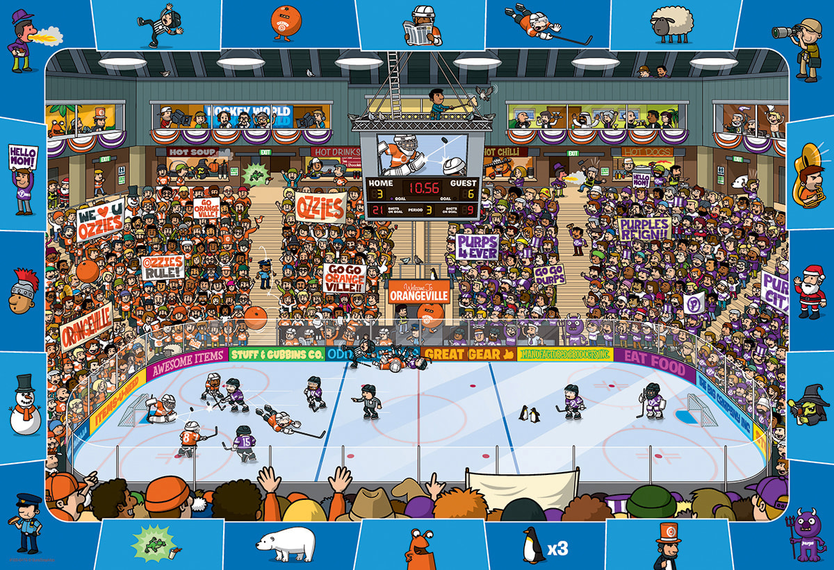 Hockey - Spot & Find Humor