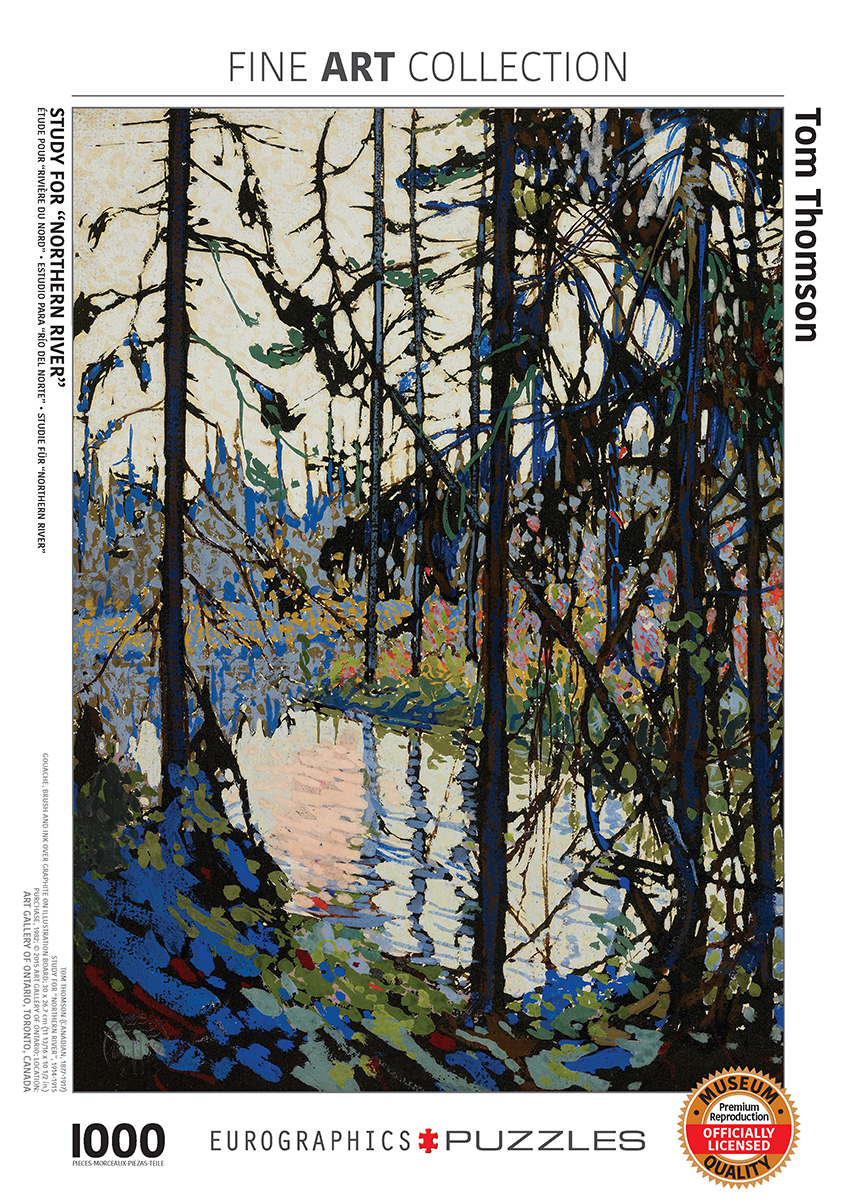 Study for Northern River - Scratch and Dent Landscape Jigsaw Puzzle