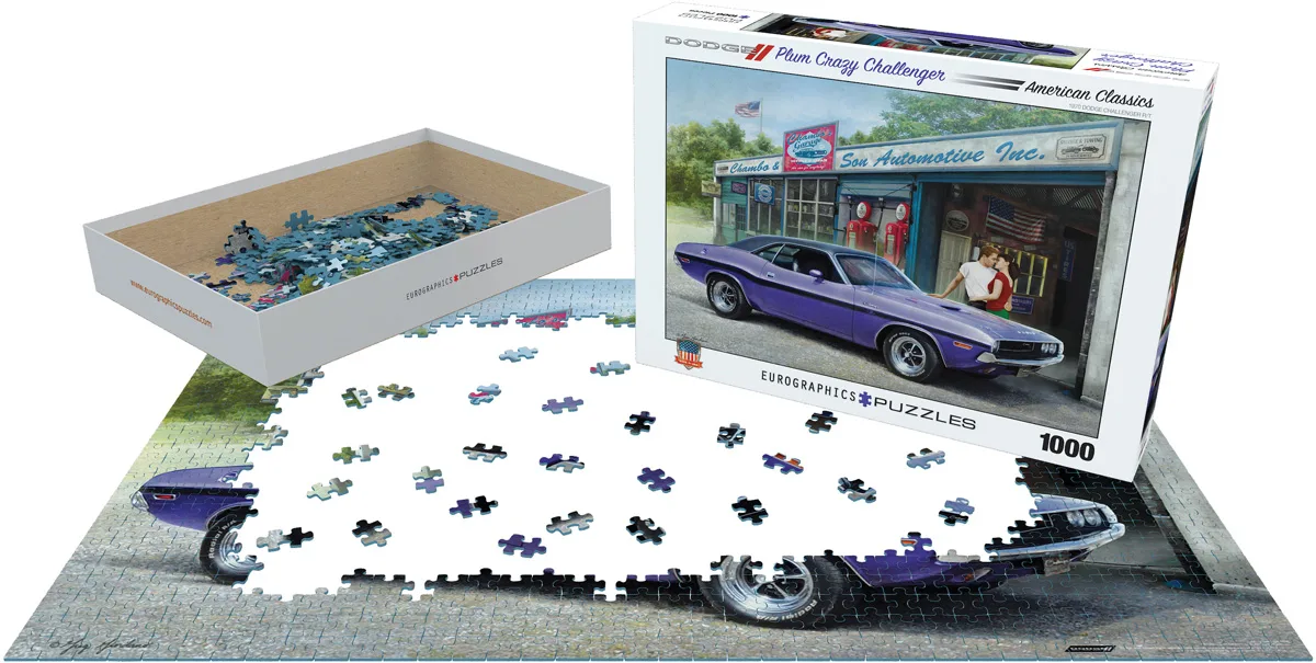Plum Crazy Challenger Car