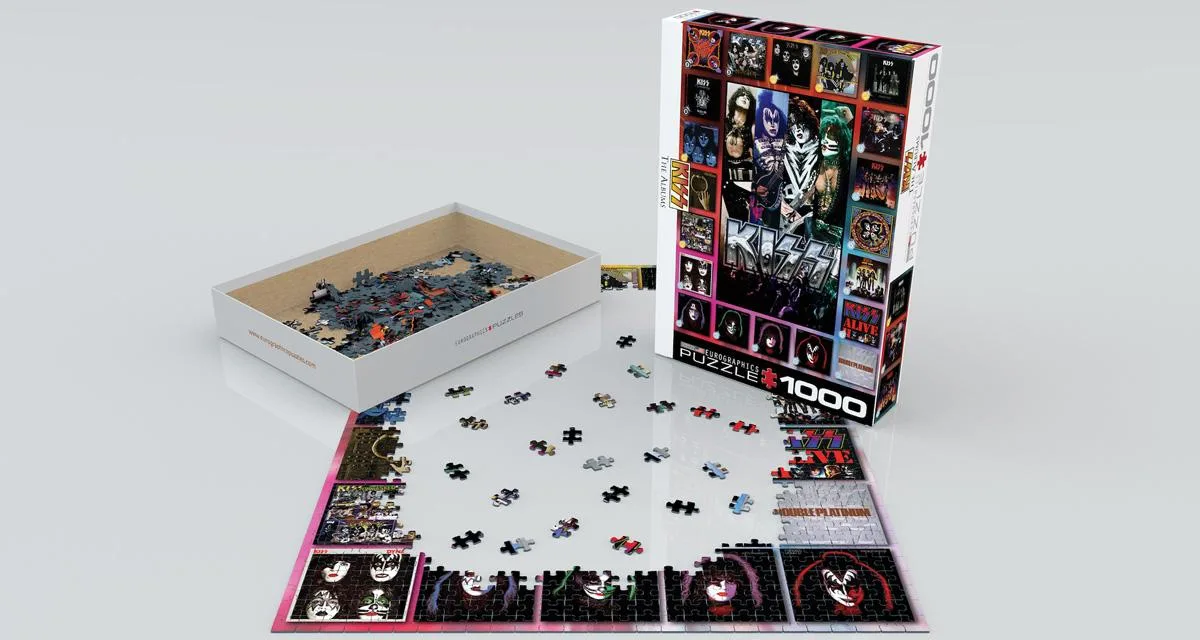 KISS The Albums - 1000 Piece Jigsaw Puzzle by Eurographics
