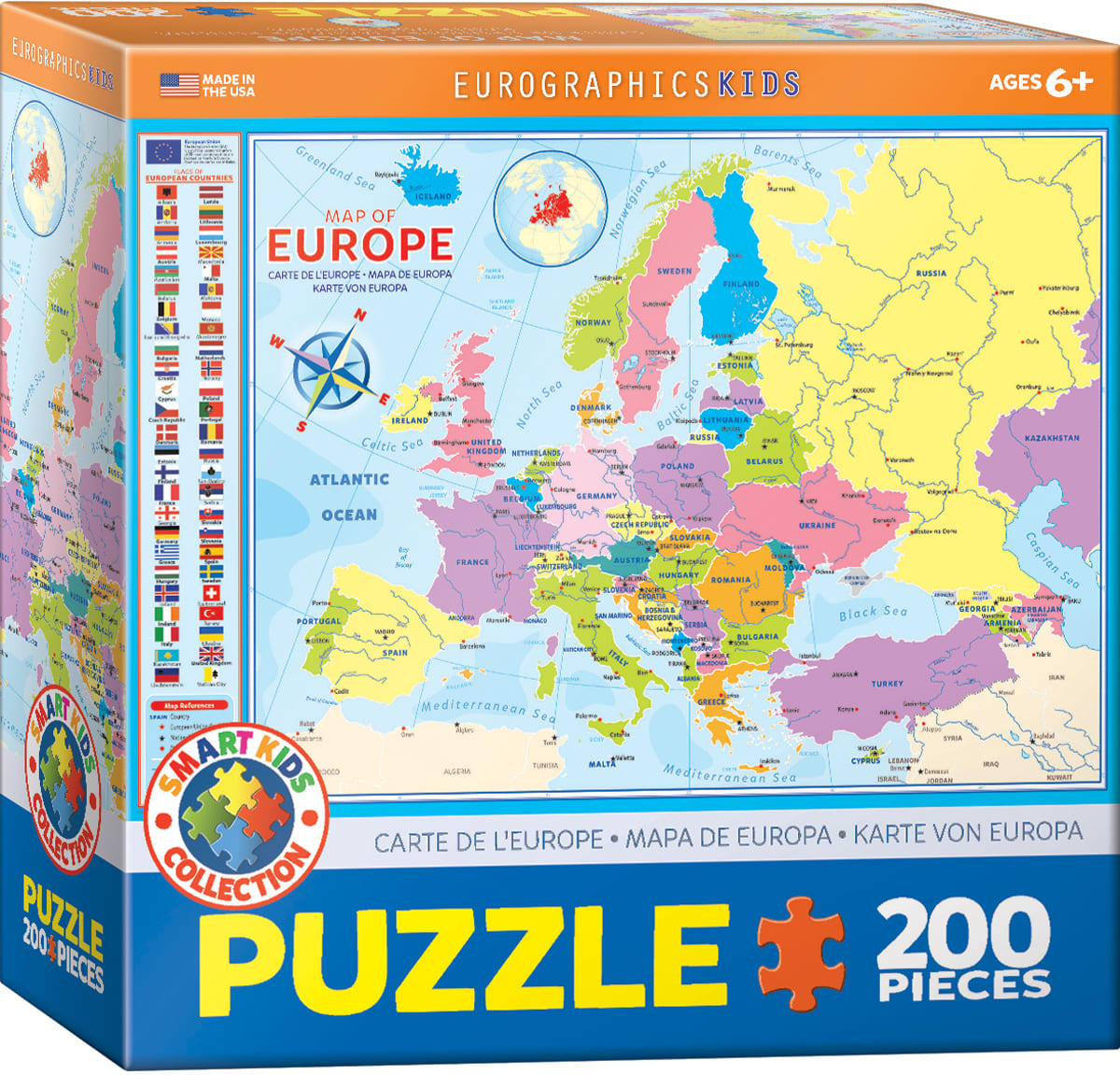 Map of Europe - Scratch and Dent Educational