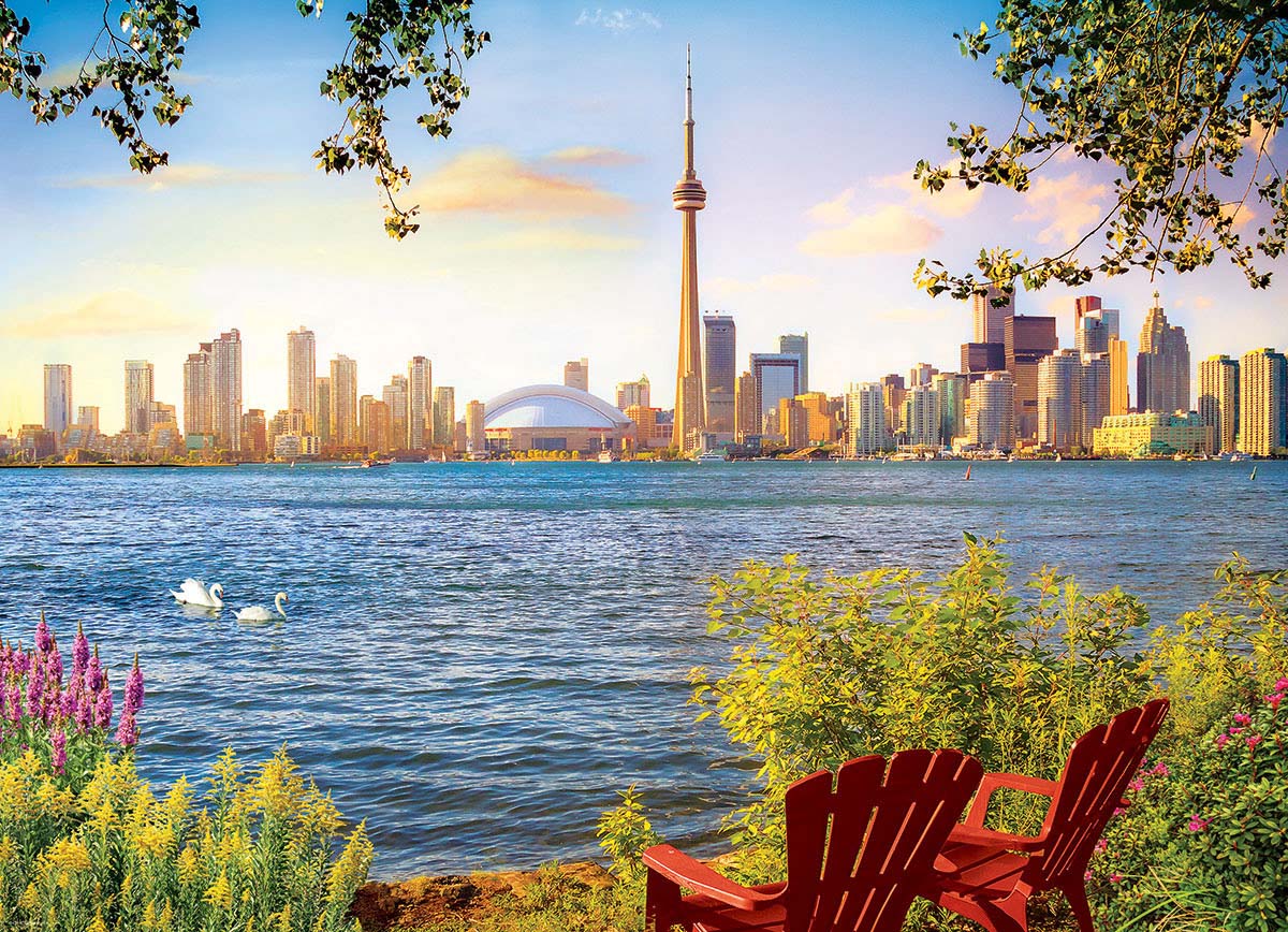 View from Toronto Island Photography Jigsaw Puzzle