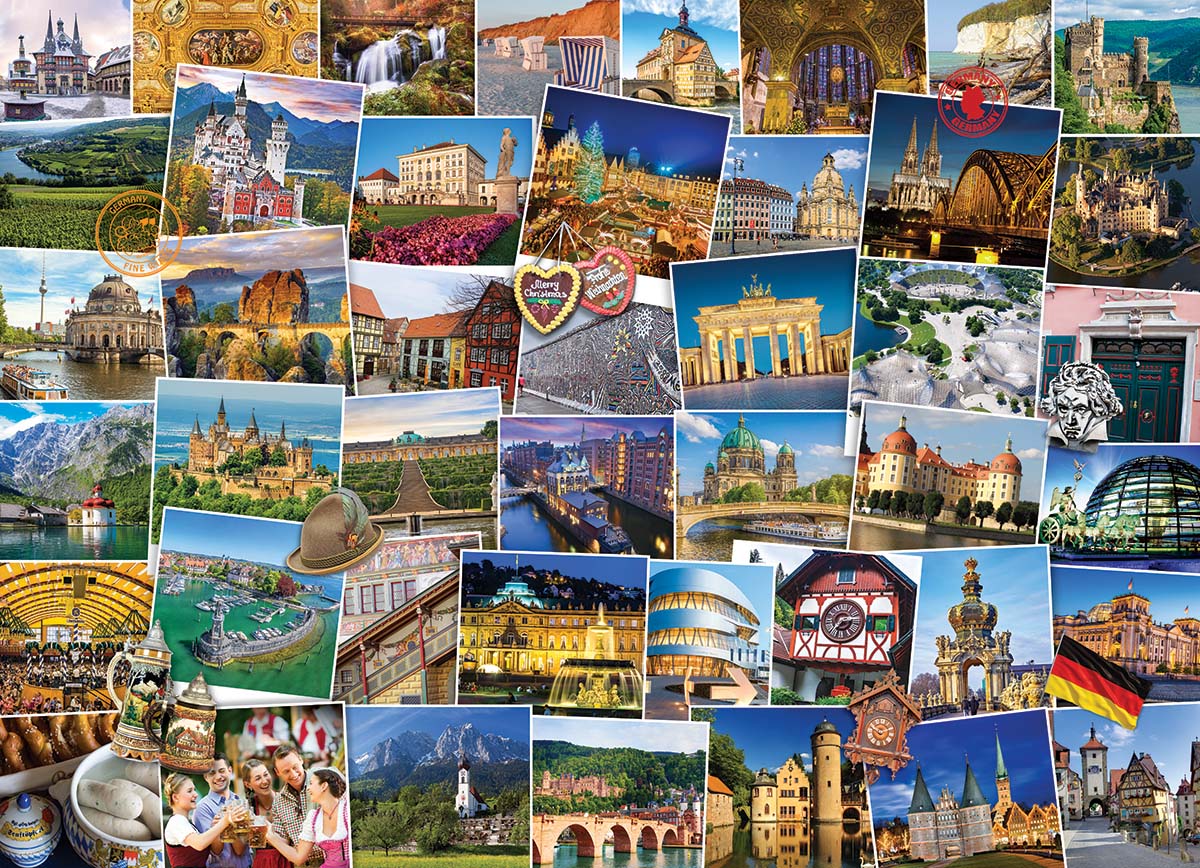Globetrotter Germany Travel Jigsaw Puzzle