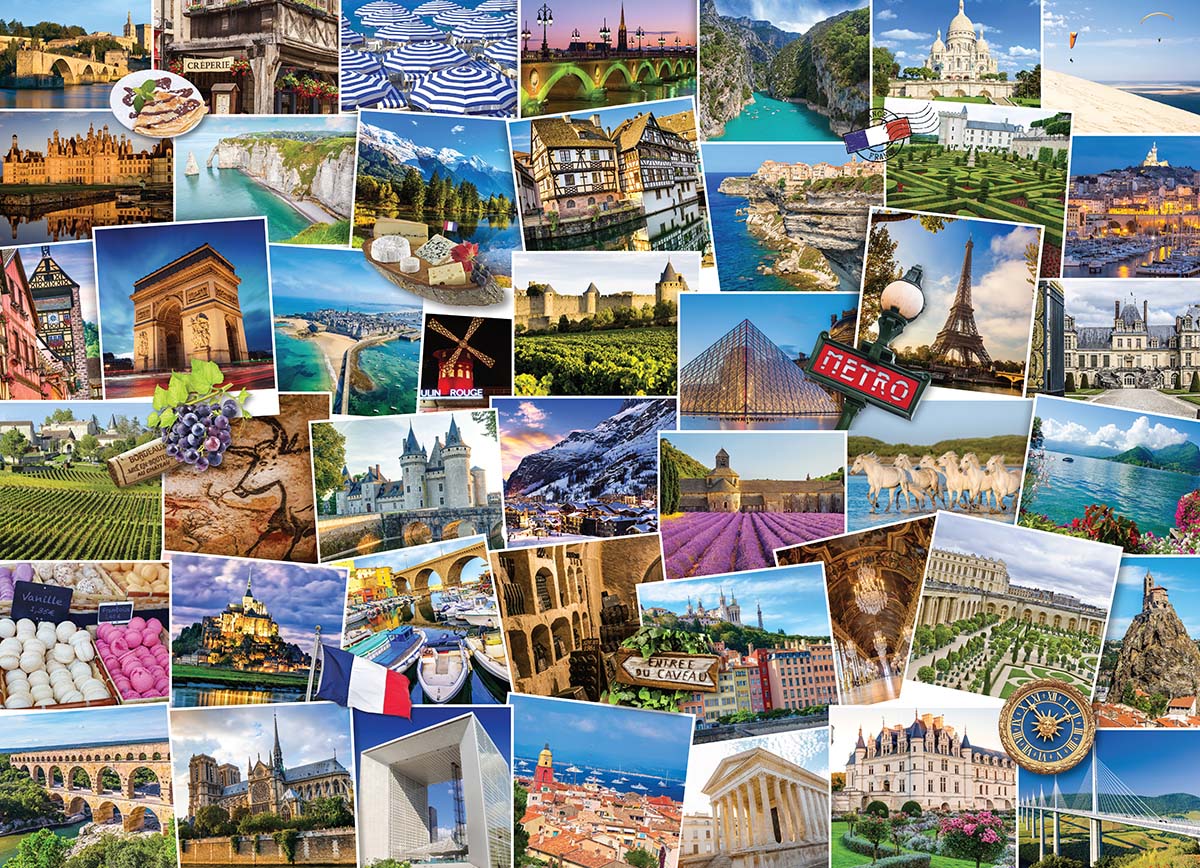 Globetrotter France Travel Jigsaw Puzzle