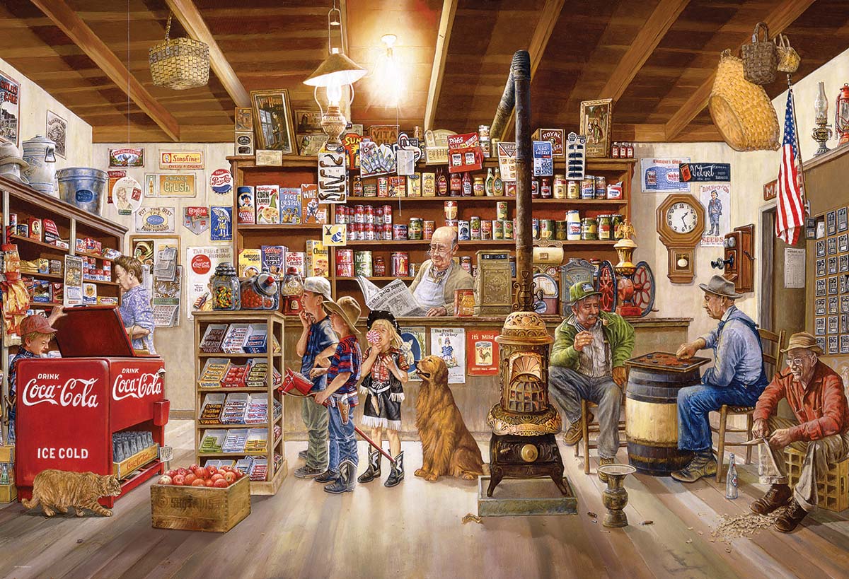 The General Store - Scratch and Dent Americana Jigsaw Puzzle