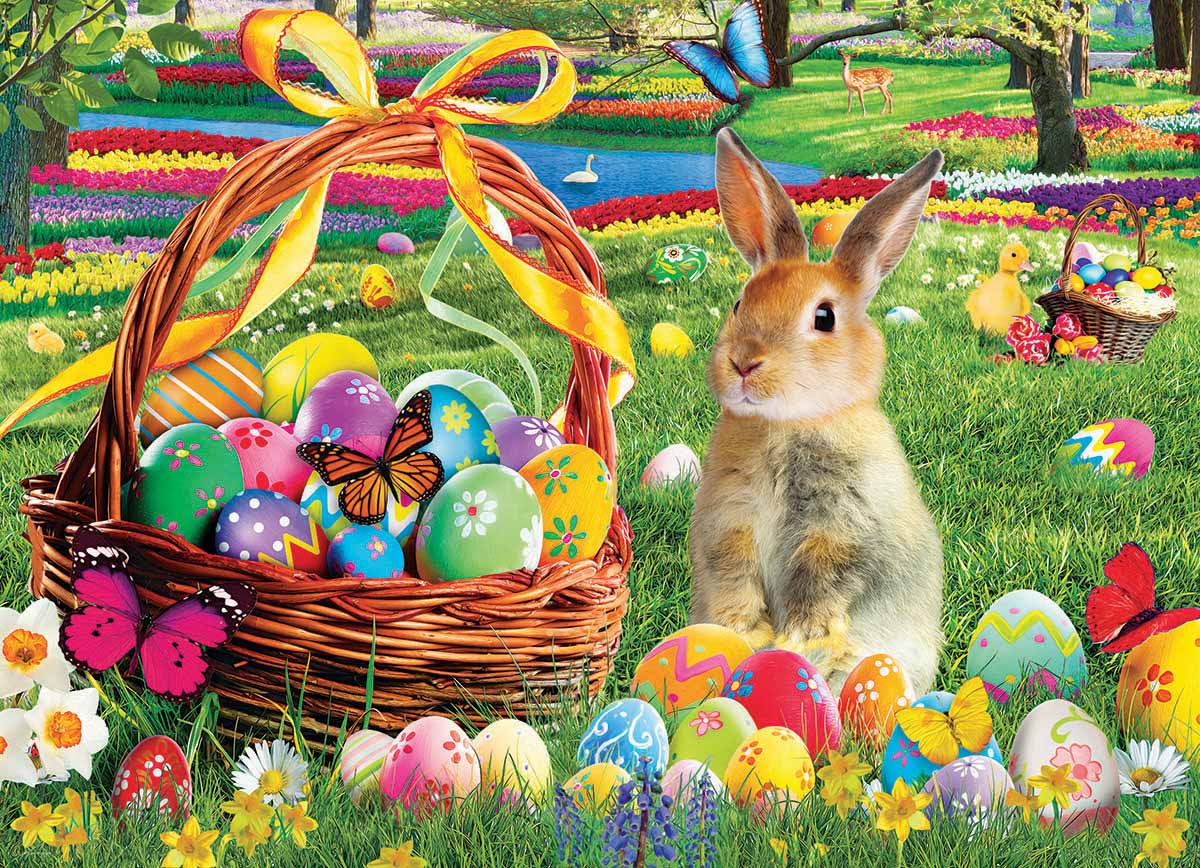 Easter Garden Easter Jigsaw Puzzle