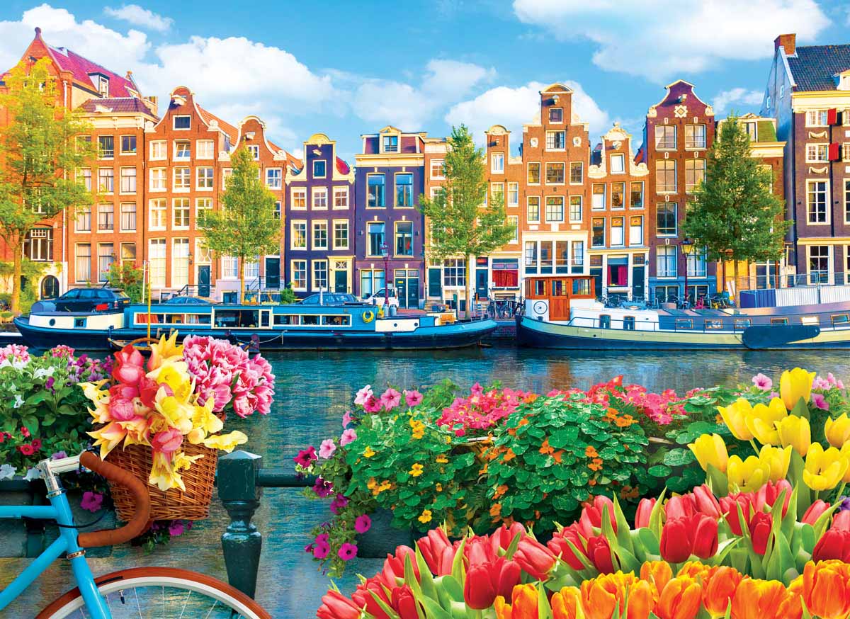 Amsterdam Netherlands - Scratch and Dent Travel Jigsaw Puzzle
