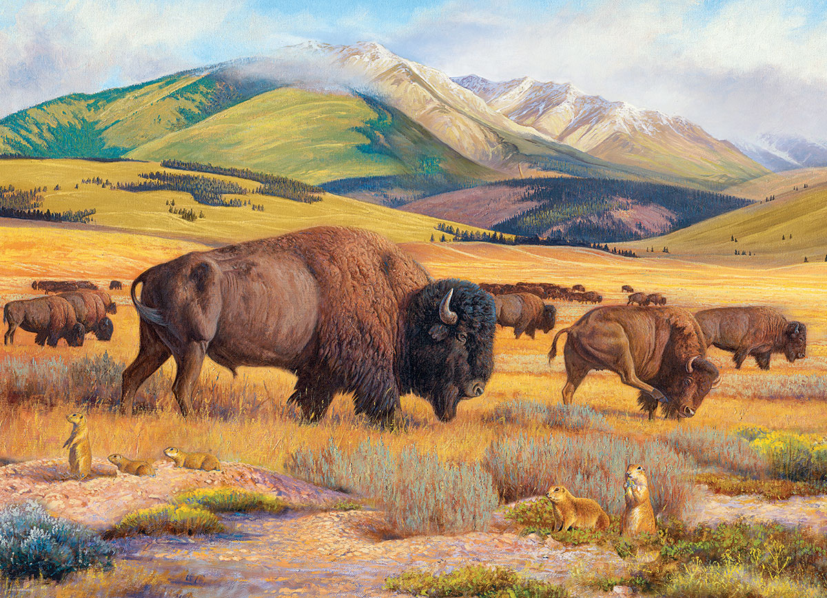 Roaming the Plains Animals Jigsaw Puzzle