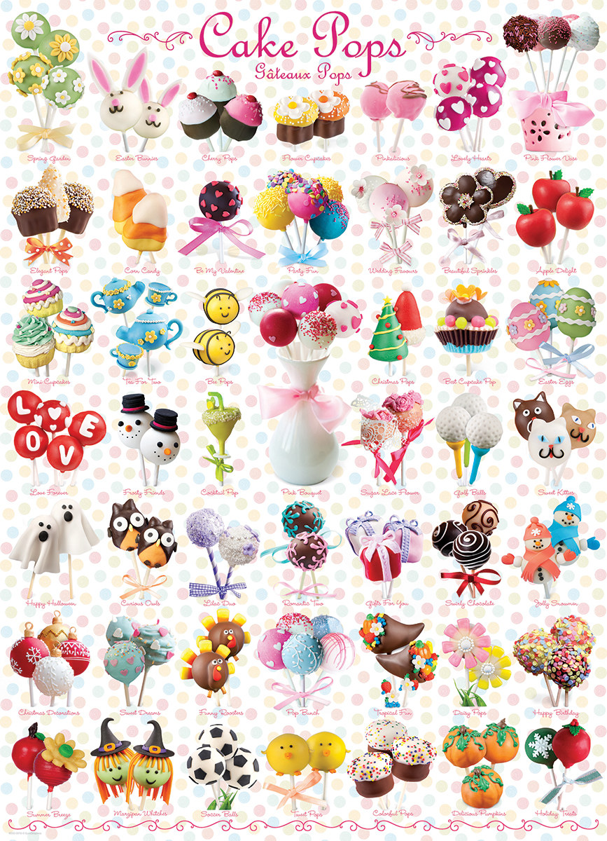 Cake Pops (Small Box) - Scratch and Dent Candy Jigsaw Puzzle