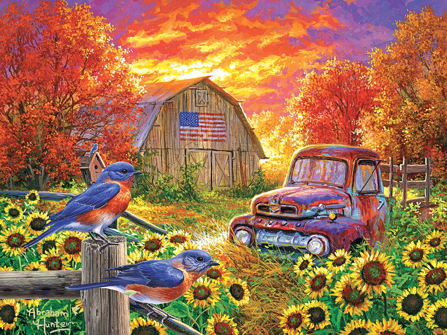 Old Glory Countryside Jigsaw Puzzle