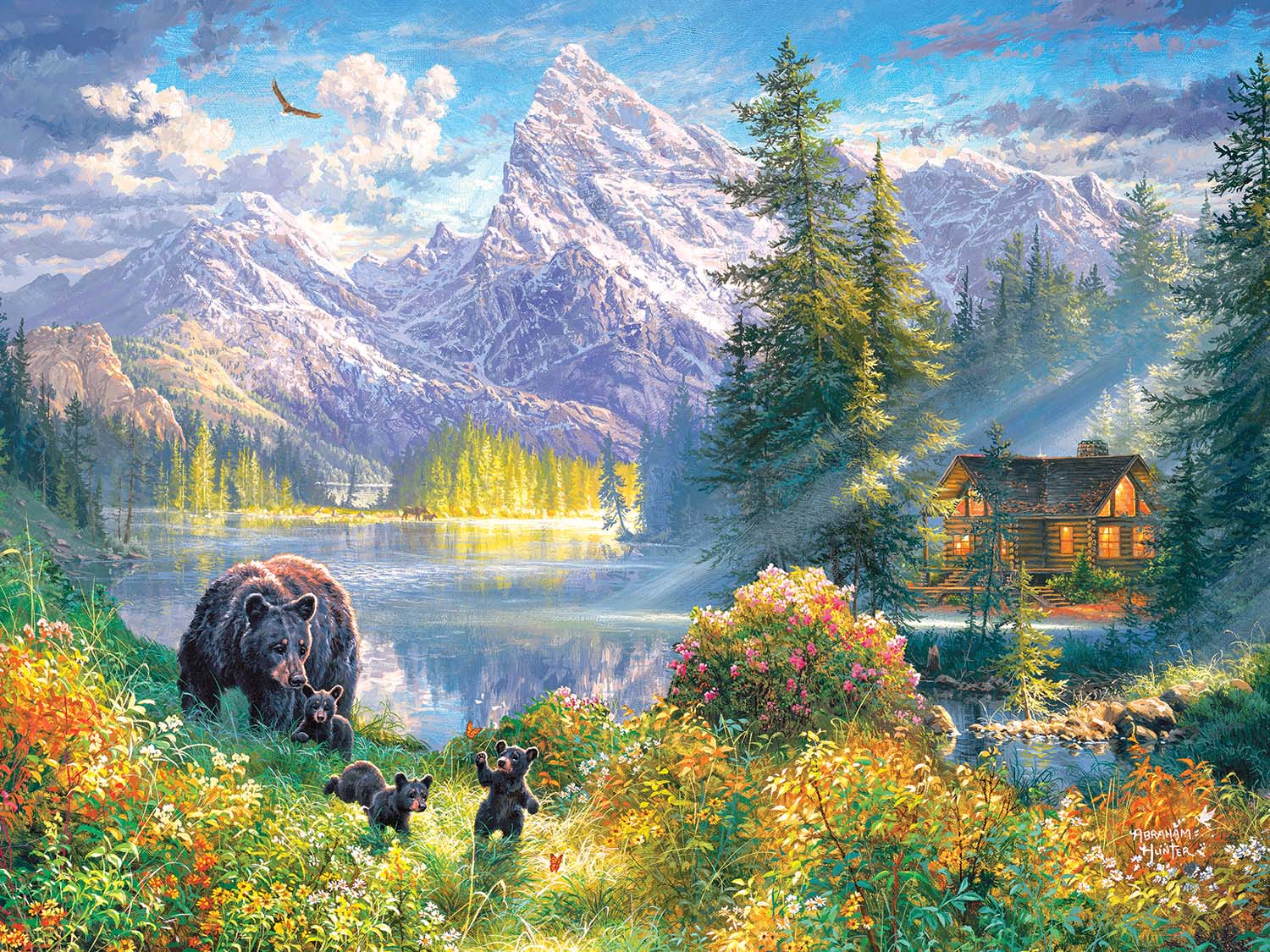 Mountain Morning - Scratch and Dent Mountain Jigsaw Puzzle