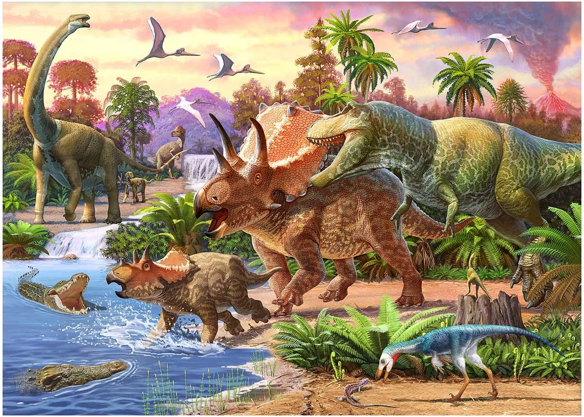 Dinosaurs - 1000 Piece Jigsaw Puzzle by River's Edge