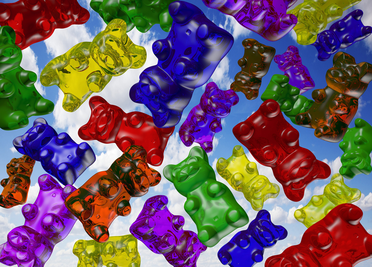 100 Percent Chance of Gummy Bears  Candy Jigsaw Puzzle