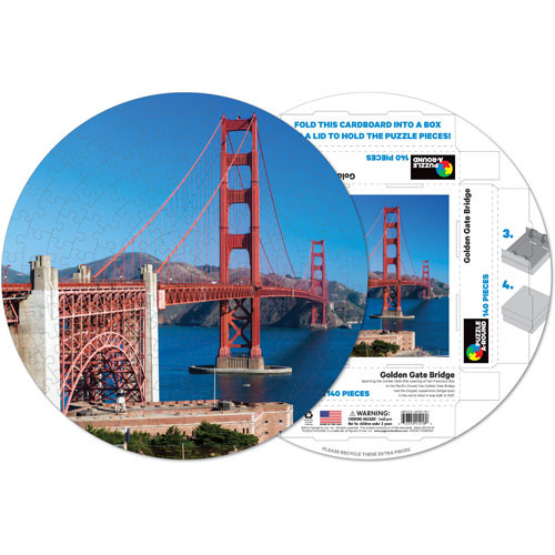 Golden Gate Bridge MiniPix® Puzzle San Francisco Miniature Puzzle By Pigment & Hue