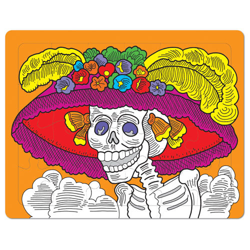 Frida Day of the Dead Jigsaw Puzzle By Magnolia