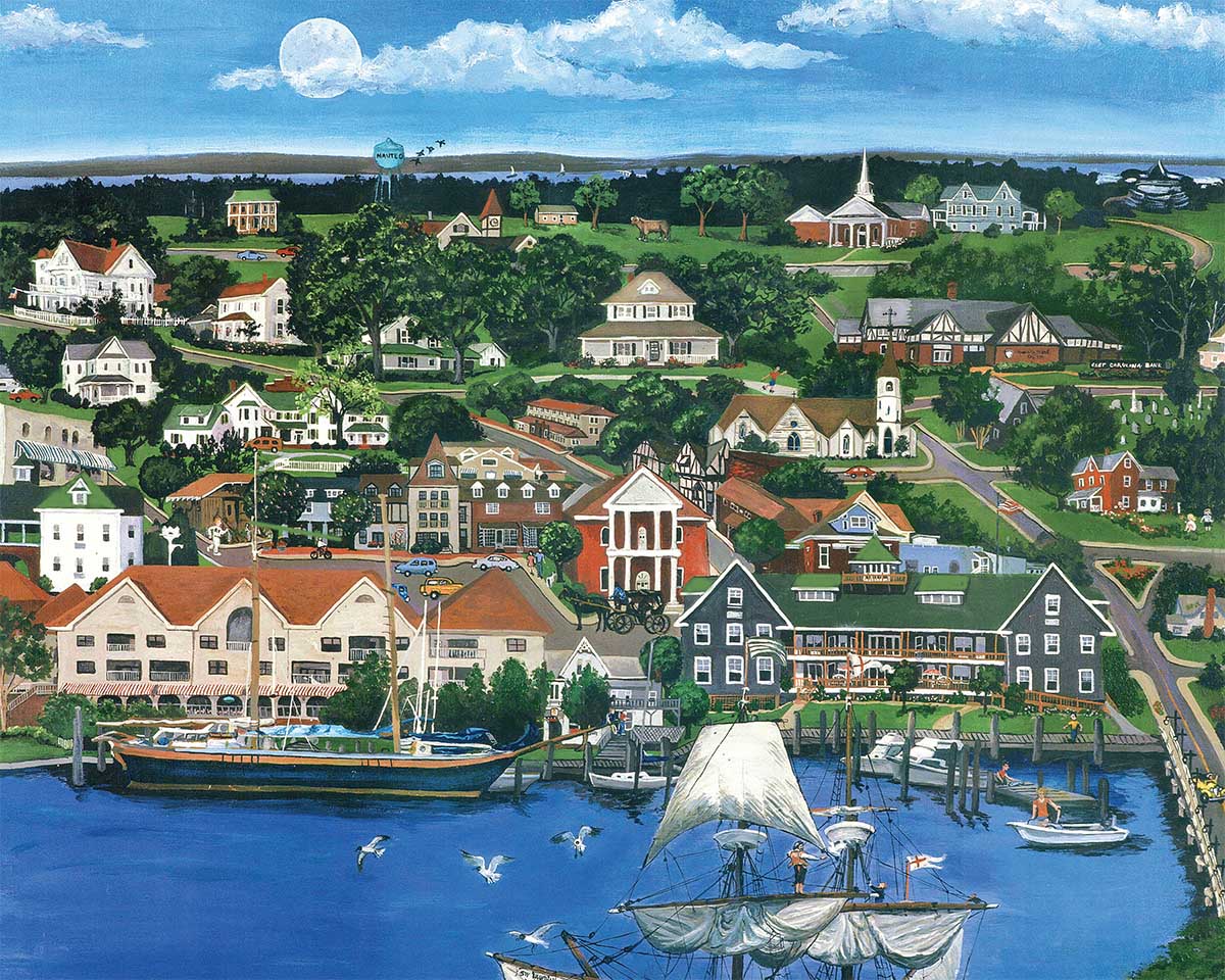 Manteo - Scratch and Dent Landmarks & Monuments Jigsaw Puzzle