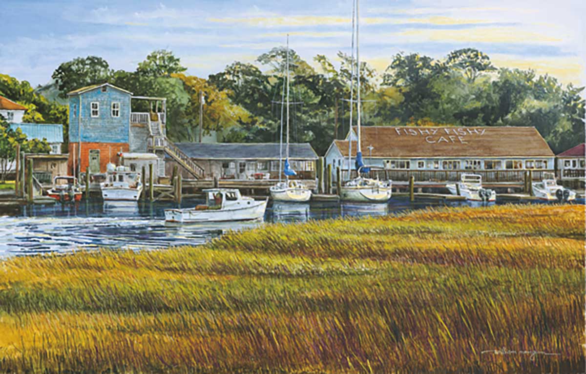 Southport Harbor - Scratch and Dent Summer Jigsaw Puzzle