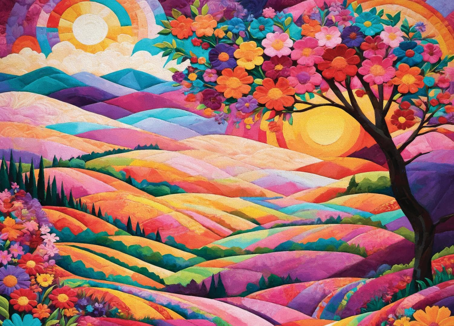 Land of Two Suns - 1000 Piece Jigsaw Puzzle by GoodWay