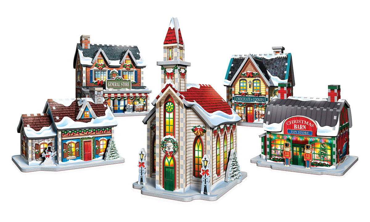 Christmas Village - Scratch and Dent Christmas Jigsaw Puzzle